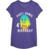 image:imageStar Wars Chewie Party Animal 4th Birthday Colorful Portrait TShirtPurple Heather