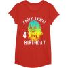 image:imageStar Wars Chewie Party Animal 4th Birthday Colorful Portrait TShirtRed