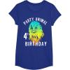 image:imageStar Wars Chewie Party Animal 4th Birthday Colorful Portrait TShirtRoyal Blue