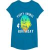 image:imageStar Wars Chewie Party Animal 4th Birthday Colorful Portrait TShirtSapphire Blue
