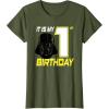 image:imageStar Wars Darth Vader 1st Birthday TShirt TShirtOlive Green