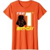 image:imageStar Wars Darth Vader 1st Birthday TShirt TShirtOrange