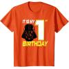 image:imageStar Wars Darth Vader 1st Birthday TShirt TShirtOrange