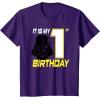 image:imageStar Wars Darth Vader 1st Birthday TShirt TShirtPurple