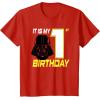 image:imageStar Wars Darth Vader 1st Birthday TShirt TShirtRed