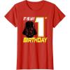 image:imageStar Wars Darth Vader 1st Birthday TShirt TShirtRed