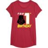 image:imageStar Wars Darth Vader 1st Birthday TShirt TShirtRed Heather
