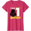 image:imageStar Wars Darth Vader 1st Birthday TShirt TShirtRed Heather