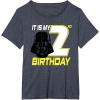 image:imageStar Wars Darth Vader 2nd Birthday TShirt TShirtHeather Blue