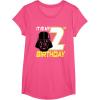 image:imageStar Wars Darth Vader 2nd Birthday TShirt TShirtPink Heather