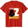 image:imageStar Wars Darth Vader 2nd Birthday TShirt TShirtRed