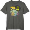 image:imageStar Wars Grogu Today I Am 4 Birthday TShirtAsphalt Grey