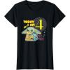 image:imageStar Wars Grogu Today I Am 4 Birthday TShirtBlack