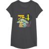 image:imageStar Wars Grogu Today I Am 4 Birthday TShirtDark Heather Grey