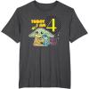 image:imageStar Wars Grogu Today I Am 4 Birthday TShirtDark Heather Grey