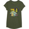 image:imageStar Wars Grogu Today I Am 4 Birthday TShirtOlive Green