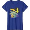 image:imageStar Wars Grogu Today I Am 4 Birthday TShirtRoyal Blue
