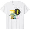 image:imageStar Wars Grogu Today I Am 4 Birthday TShirtWhite