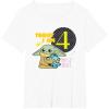 image:imageStar Wars Grogu Today I Am 4 Birthday TShirtWhite