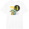 image:imageStar Wars Grogu Today I Am 4 Birthday TShirtWhite