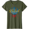 image:imageStar Wars Rebel Birthday TShirtOlive Green