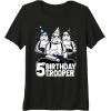 image:imageStar Wars Stormtrooper Party Hats Trio 5th Birthday Trooper Premium Triblend TShirtBlack