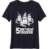 image:imageStar Wars Stormtrooper Party Hats Trio 5th Birthday Trooper Premium Triblend TShirtNavy Blue