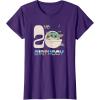 image:imageStar Wars The Mandalorian Grogu 2nd Birthday Sketch TShirtPurple