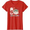 image:imageStar Wars The Mandalorian Grogu 2nd Birthday Sketch TShirtRed