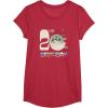 image:imageStar Wars The Mandalorian Grogu 2nd Birthday Sketch TShirtRed Heather