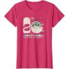 image:imageStar Wars The Mandalorian Grogu 2nd Birthday Sketch TShirtRed Heather