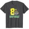 image:imageStar Wars The Mandalorian Grogu 8th Birthday Hovering Pram TShirtDark Heather Grey