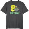 image:imageStar Wars The Mandalorian Grogu 8th Birthday Hovering Pram TShirtDark Heather Grey