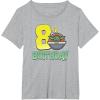 image:imageStar Wars The Mandalorian Grogu 8th Birthday Hovering Pram TShirtHeather Grey