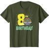 image:imageStar Wars The Mandalorian Grogu 8th Birthday Hovering Pram TShirtOlive Green
