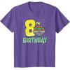 image:imageStar Wars The Mandalorian Grogu 8th Birthday Hovering Pram TShirtPurple Heather