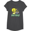 image:imageStar Wars The Mandalorian Grogu 9th Birthday Hovering Pram TShirtDark Heather Grey