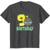 image:imageStar Wars The Mandalorian Grogu 9th Birthday Hovering Pram TShirtDark Heather Grey