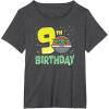 image:imageStar Wars The Mandalorian Grogu 9th Birthday Hovering Pram TShirtDark Heather Grey