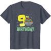image:imageStar Wars The Mandalorian Grogu 9th Birthday Hovering Pram TShirtHeather Blue