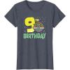 image:imageStar Wars The Mandalorian Grogu 9th Birthday Hovering Pram TShirtHeather Blue