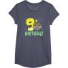 image:imageStar Wars The Mandalorian Grogu 9th Birthday Hovering Pram TShirtHeather Blue