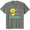 image:imageStar Wars The Mandalorian Grogu 9th Birthday Hovering Pram TShirtOlive Heather