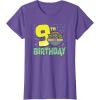 image:imageStar Wars The Mandalorian Grogu 9th Birthday Hovering Pram TShirtPurple Heather