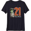 image:imageStar Wars Yoda 21st Birthday Premium TShirt Premium TShirtNavy Blue