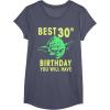 image:imageStar Wars Yoda Best 30th Birthday You Will Have Stencil TShirtHeather Blue