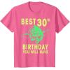 image:imageStar Wars Yoda Best 30th Birthday You Will Have Stencil TShirtPink Heather