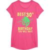 image:imageStar Wars Yoda Best 30th Birthday You Will Have Stencil TShirtPink Heather