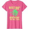 image:imageStar Wars Yoda Best 30th Birthday You Will Have Stencil TShirtPink Heather