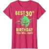 image:imageStar Wars Yoda Best 30th Birthday You Will Have Stencil TShirtRed Heather